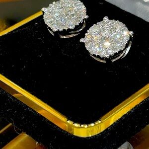 Vs1 natural diamonds white gold unisex